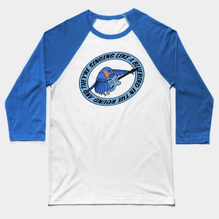 Bluebird in the Round Baseball T-Shirt